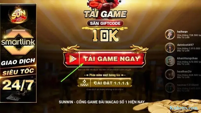Sunwin: Link Tải Chính Thức & Hướng Dẫn Chơi Game Bài Đổi Thưởng Uy Tín 3 Cập nhật link tải Sunwin mới nhất